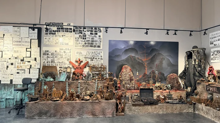 Installation view of Phil Tippett’s Mad God exhibition at Copro Gallery.