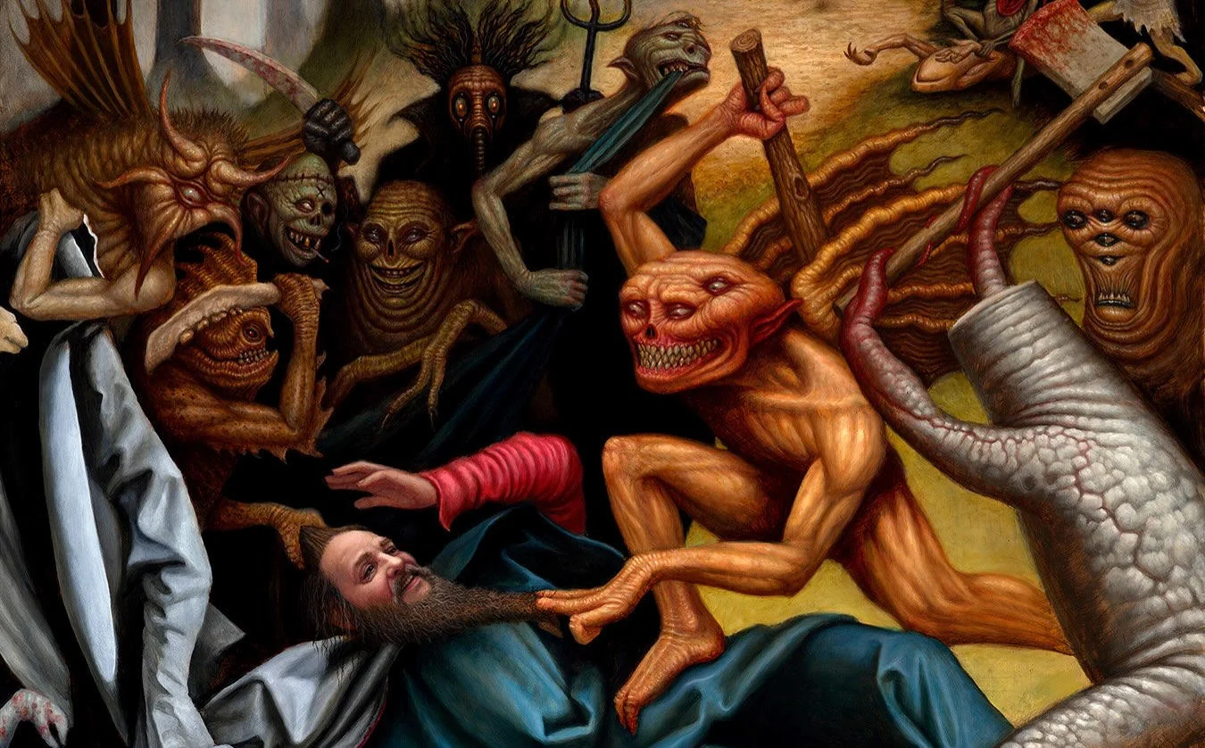 Detail of Chet Zar’s The Temptation of Saint Anthony.
